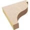 Ekena Millwork 2"W x 10"D x 10"H Thin Garner Rough Cedar Woodgrain TimberThane Corbel, Primed Tan CORUR02X10X10GARRCPR - alternate 3